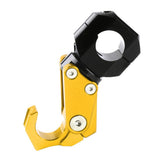 Max Maxb CNC Alloy Folding Hanger Hook Buckle For 22mm Handlebar Motorcycles Golden