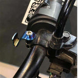 Max Maxb CNC Stainless Steel Helmet Hanger Hook Buckle Mount Universal For Motorcycle