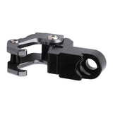 Max Maxb CNC Alloy Folding Hanger Hook Buckle For Honda All New Forza 300 2018 Black