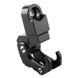 Max Maxb CNC Alloy Folding Hanger Hook Buckle For Honda All New Forza 300 2018 Black