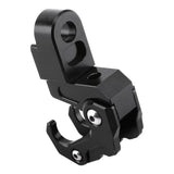 Max Maxb CNC Alloy Folding Hanger Hook Buckle For Honda All New Forza 300 2018 Black