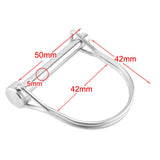 Max Maxb 5x50mm 316 Stainless Steel Round Arch Locking Lock Pin For Marine Trailers