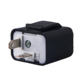 Maxbell 12V 2 Pin Adjustable Frequency LED Flasher Relay Turn Signal Blinker  black