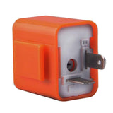 Maxbell 12V 2 Pin Adjustable Frequency LED Flasher Relay Turn Signal Blinker  orange