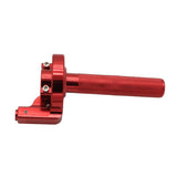 Maxbell 1/4 Turn 7/8" CNC Throttle Tube Handle Twist Grip for Honda CR CRF XR Red