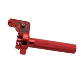 Maxbell 1/4 Turn 7/8" CNC Throttle Tube Handle Twist Grip for Honda CR CRF XR Red