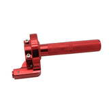 Maxbell 1/4 Turn 7/8" CNC Throttle Tube Handle Twist Grip for Honda CR CRF XR Red
