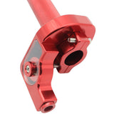 Maxbell 1/4 Turn 7/8" CNC Throttle Tube Handle Twist Grip for Honda CR CRF XR Red