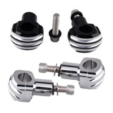Max Maxb CNC Aluminum Handlebar Clamp Code Universal Fit For Harley Motorcycle Black