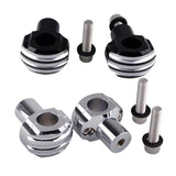 Max Maxb CNC Aluminum Handlebar Clamp Code Universal Fit For Harley Motorcycle Black