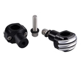 Max Maxb CNC Aluminum Handlebar Clamp Code Universal Fit For Harley Motorcycle Black