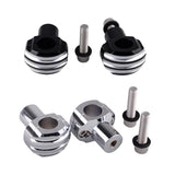 Max Maxb CNC Aluminum Handlebar Clamp Code Universal Fit For Harley Motorcycle Black