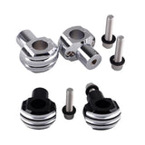 Max Maxb CNC Aluminum Handlebar Clamp Code Universal Fit For Harley Motorcycle Black