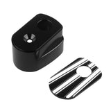 Maxbell Black Ignition Switch Knob Cover for Harley 07-13 Black 3