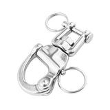 Max Maxb 316 Stainless Steel 70mm Swivel Eye Snap Hook Shackle - Boat/Sailing/Yacht