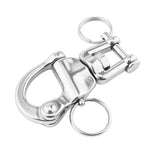 Max Maxb 316 Stainless Steel 70mm Swivel Eye Snap Hook Shackle - Boat/Sailing/Yacht