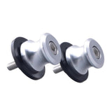 Maxbell Universal Frame Stand Screw Swing Arm Spools Slider M6 Silver