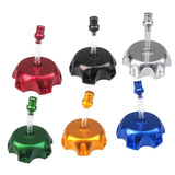 Max Maxb Aluminum Alloy Gas Fuel Petrol Tank Cap + Breather for Dirt Bike Black