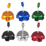Max Maxb Aluminum Alloy Gas Fuel Petrol Tank Cap + Breather for Dirt Bike Black