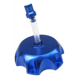 Max Maxb Aluminum Alloy Gas Fuel Petrol Tank Cap + Breather for Dirt Bike Blue