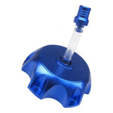 Max Maxb Aluminum Alloy Gas Fuel Petrol Tank Cap + Breather for Dirt Bike Blue