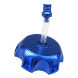 Max Maxb Aluminum Alloy Gas Fuel Petrol Tank Cap + Breather for Dirt Bike Blue