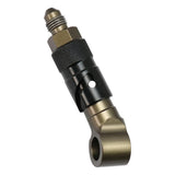 Max Maxb 3AN Elbow Swivel Fuel Oil Gas Line Hose End Fitting Connector Black