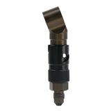 Max Maxb 3AN Elbow Swivel Fuel Oil Gas Line Hose End Fitting Connector Black