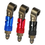 Max Maxb 3AN Elbow Swivel Fuel Oil Gas Line Hose End Fitting Connector Black