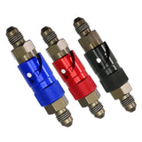 Max Maxb AN3 3AN Straight Swivel Fuel Oil Gas Line Hose End Fitting Connector Black