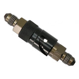 Max Maxb AN3 3AN Straight Swivel Fuel Oil Gas Line Hose End Fitting Connector Black