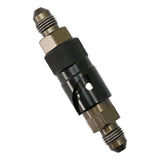 Max Maxb AN3 3AN Straight Swivel Fuel Oil Gas Line Hose End Fitting Connector Black