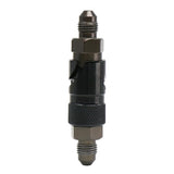 Max Maxb AN3 3AN Straight Swivel Fuel Oil Gas Line Hose End Fitting Connector Black
