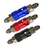 Max Maxb AN3 3AN Straight Swivel Fuel Oil Gas Line Hose End Fitting Connector Black