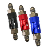 Max Maxb AN3 3AN Straight Swivel Fuel Oil Gas Line Hose End Fitting Connector Black