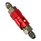 Max Maxb AN3 3AN Straight Swivel Fuel Oil Gas Line Hose End Fitting Connector Red