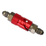 Max Maxb AN3 3AN Straight Swivel Fuel Oil Gas Line Hose End Fitting Connector Red