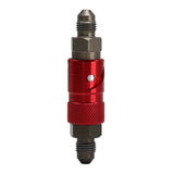 Max Maxb AN3 3AN Straight Swivel Fuel Oil Gas Line Hose End Fitting Connector Red
