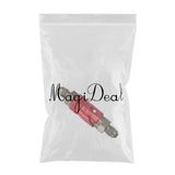 Max Maxb AN3 3AN Straight Swivel Fuel Oil Gas Line Hose End Fitting Connector Red