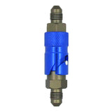 Max Maxb AN3 3AN Straight Swivel Fuel Oil Gas Line Hose End Fitting Connector Blue