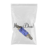 Max Maxb AN3 3AN Straight Swivel Fuel Oil Gas Line Hose End Fitting Connector Blue