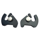 Maxbell Quick Release Windshield Clamps For Harley Dyna Sportster black