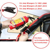 Maxbell Quick Release Fire Extinguisher Roll Cage Bar Bracket Band Clamp Mount 2.5lb