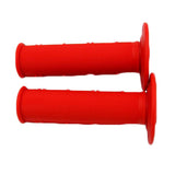 Maxbell 7/8" Dirt Motorcycle Handle Bar Grips Pit Dirt Bike 22mm RUBBER GEL Red
