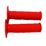 Maxbell 7/8" Dirt Motorcycle Handle Bar Grips Pit Dirt Bike 22mm RUBBER GEL Red