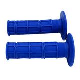 Maxbell 7/8" Dirt Motorcycle Handle Bar Grips Pit Dirt Bike 22mm RUBBER GEL Blue