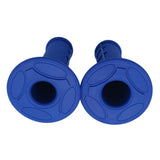 Maxbell 7/8" Dirt Motorcycle Handle Bar Grips Pit Dirt Bike 22mm RUBBER GEL Blue