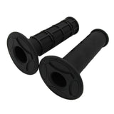 Maxbell 7/8" Dirt Motorcycle Handle Bar Grips Pit Dirt Bike 22mm RUBBER GEL Black