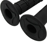 Maxbell 7/8" Dirt Motorcycle Handle Bar Grips Pit Dirt Bike 22mm RUBBER GEL Black