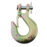 Maxbell 1 Pieces 1/4" G70 Steel Clevis Winch Hook Heavy Duty Zinc Plated Alloy